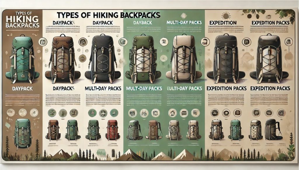 Types of Hiking Backpacks