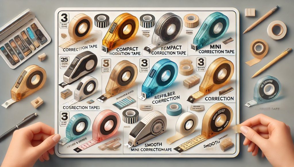 Types of Correction Tapes