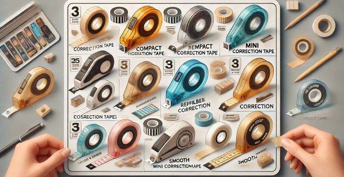 Types of Correction Tapes